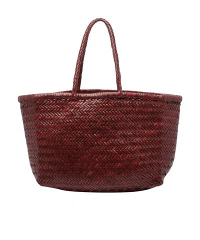 Dragon Diffusion Triple Jump Big Tote Bag In Burgundy