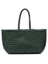 Dragon Diffusion Shoulder Bag Dual Handles Rectangular Woven In Green