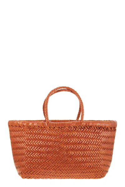 DRAGON DIFFUSION DRAGON DIFFUSION TRIPLE JUMP SMALL - WOVEN LEATHER BAG