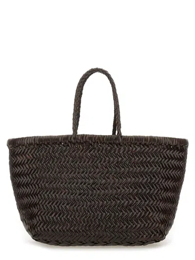 Dragon Diffusion Triple Jump Small Bag In Brown