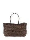 Dragon Diffusion Triple Jump Big Bamboo Leather Bag In Brown