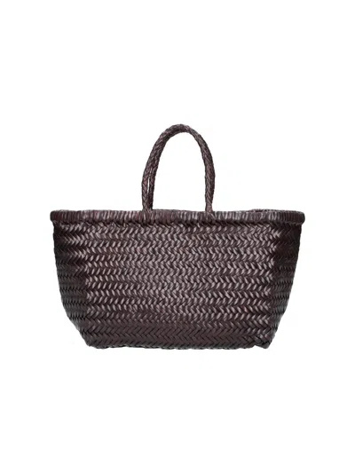 Dragon Diffusion 'triple Jump' Tote Bag In Brown