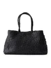 Dragon Diffusion Vintage Mesh Tote Bag In Black