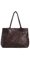 Dragon Diffusion Vintage Mesh Tote Dark Brown In Dark Brown