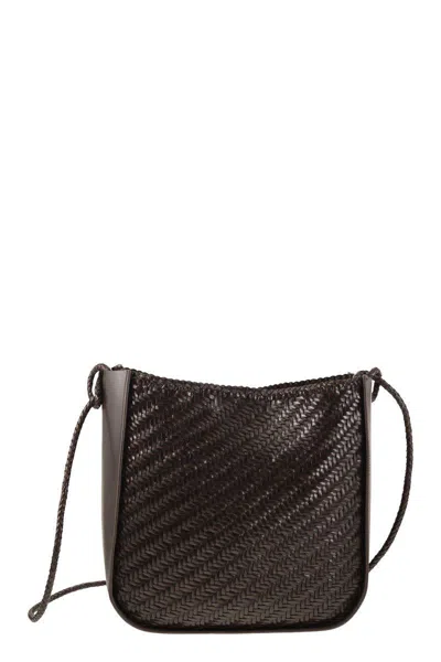 Dragon Diffusion Wanaka Formed - Woven Leather Bag In Brown