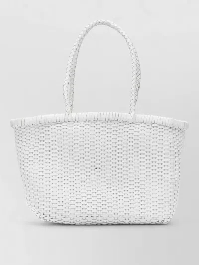 Dragon Diffusion Weave B Small Shoulder Bag Dual Handles