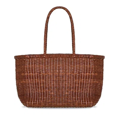 Dragon Diffusion Weave Big Brown Basket Bag