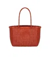 Dragon Diffusion B Weave Small Orange Tote Bag In Orange