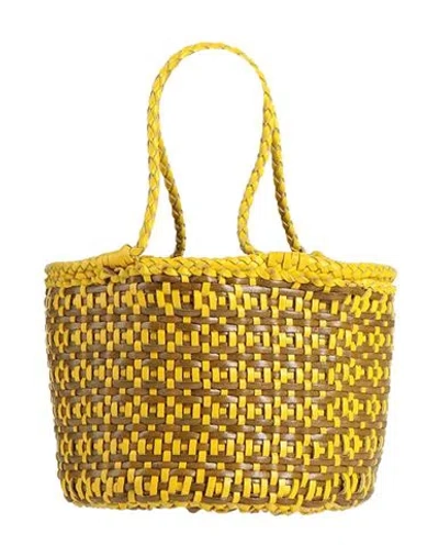 Dragon Diffusion Woman Handbag Yellow Size - Leather