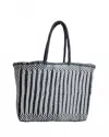 Dragon Diffusion Women's Bali Big Tote Bag In Marine/white In Multi