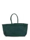 Dragon Diffusion Women Bamboo Triple Jump Big 3x Jump Design Basket 46x22x15 Cm In Metallic