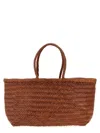 Dragon Diffusion Bamboo Triple Jump' Large Shoulder Bag In Brown