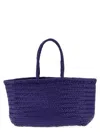Dragon Diffusion Bamboo Triple Jump' Large Shoulder Bag In Purple