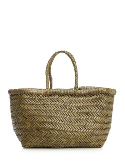 Dragon Diffusion Women Bamboo Triple Jump Small Bag In Green