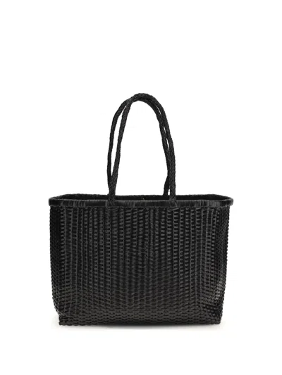 Dragon Diffusion Women Big Weave Tote Bag In Black