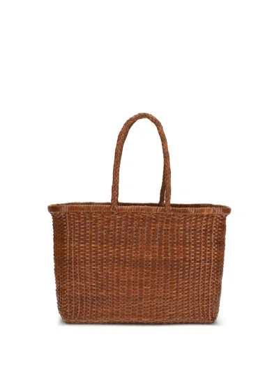 Dragon Diffusion Women Big Weave Tote Bag In Brown