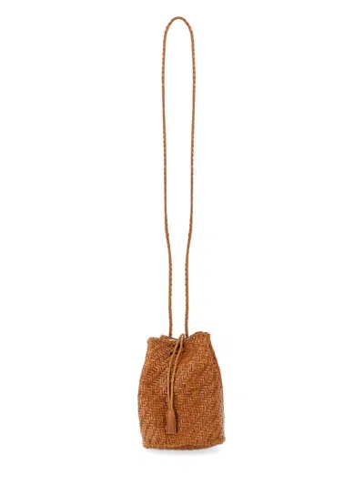 Dragon Diffusion Women Borsa "pompom Double Jump Tan" In Multicolor