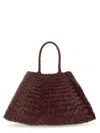 Dragon Diffusion Women Small Santa Croce Shoulder Bag In Burgundy