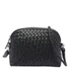 Dragon Diffusion Fellini Woven-leather Cross Body Bag In Black