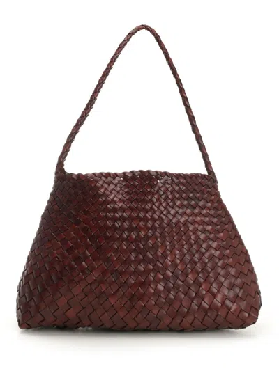 Dragon Diffusion Women Compact "santa Maria" Handbag In Brown