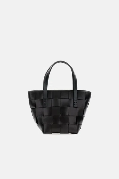 Dragon Diffusion Japan Cross-woven Tote Bag In Black