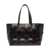 Dragon Diffusion Tote Bag Interwoven Handles In Brown