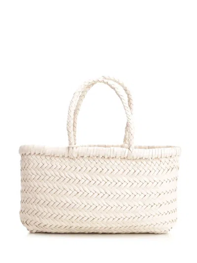 Dragon Diffusion Women "mini Flat Gora" Basket Bag In White
