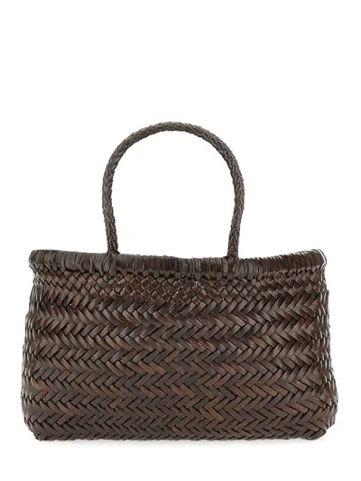 Dragon Diffusion Women Mini Flat Gora Tote Bag In Brown