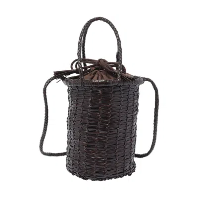 Dragon Diffusion Women Mini Lina Bucket Bag In Brown