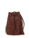Dragon Diffusion Pompom Double Jump Tan Bag