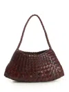 Dragon Diffusion Rosanna Woven Shoulder Bag In Red