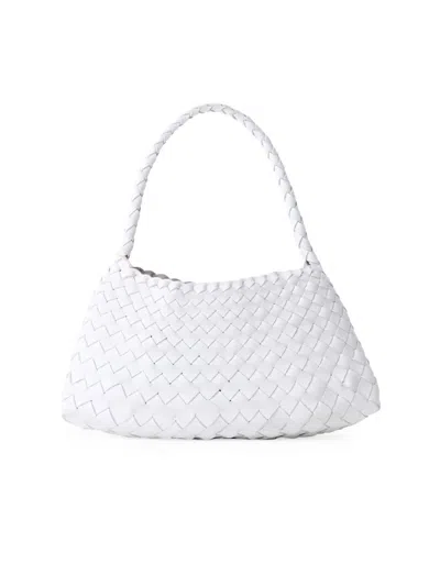 Dragon Diffusion Women's Rosanna Leather Shoulder Bag In White