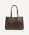Dragon Diffusion Women's Salvage Woven Leather Tote Bag In Brown