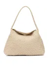 Dragon Diffusion Shoulder Bag Single Strap Woven Design In Neutral