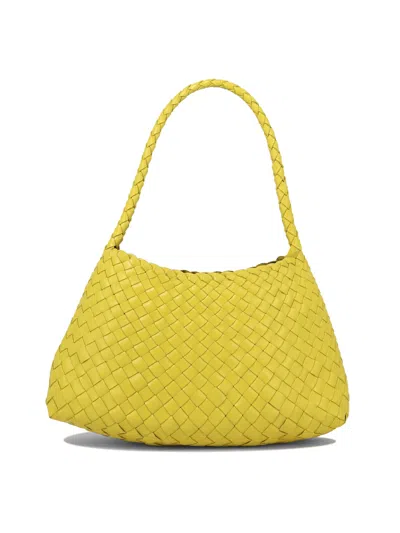 Dragon Diffusion Women Shoulder Bags In Yellow