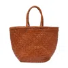 Dragon Diffusion Brown Grace Medium Tote In Brown
