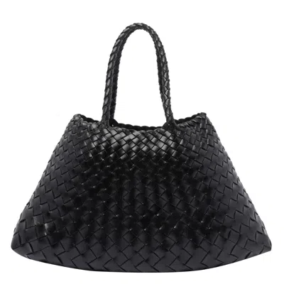 Dragon Diffusion Women Small Santa Croce Shoulder Bag In Black