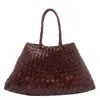 Dragon Diffusion Women Small Santa Croce Shoulder Bag In Burgundy