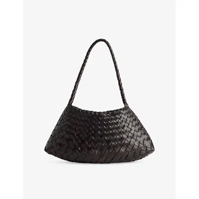 Dragon Diffusion Womens  Rosanna Small Leather Shoulder Bag In Black
