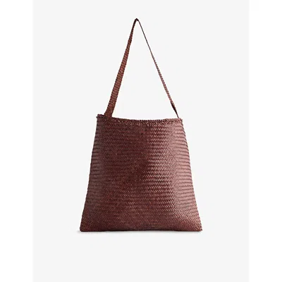 Dragon Diffusion Womens Bruciato Ars Leather Tote