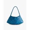 Dragon Diffusion Womens Ocean Rosanna Small Leather Top-handle Bag