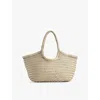 Dragon Diffusion Womens Pearl Nantucket Leather Tote Bag In White