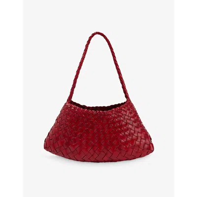Dragon Diffusion Womens Rosanna Small Leather Top-handle Bag Red In Red