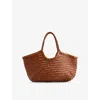 Dragon Diffusion Womens  Nantucket Leather Tote Bag In Tan
