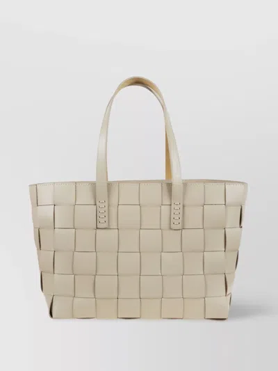 Dragon Diffusion Woven Basket Tote Bag Dual Handles