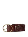 Dragon Diffusion Woven Belt In Brown