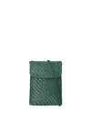 Dragon Diffusion Woven Braided Cross Body Bag In Green