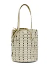 Dragon Diffusion Woven Bucket Bag With Sturdy Handles In Multi