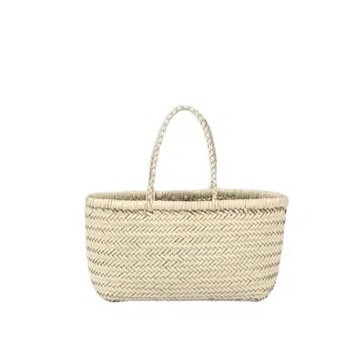 Dragon Diffusion Woven Buffalo Leather Mini Tote Bag In Multi