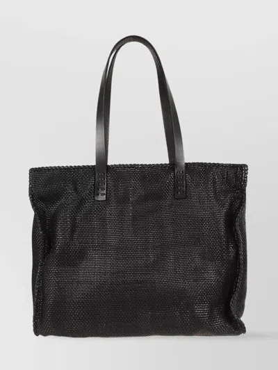 Dragon Diffusion Woven Check Tote Bag